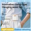 Quạt Di Động CAST, Quạt Kẹp Eo Tiếng Ồn Thấp Xoay Được, Phụ Kiện Làm Mát Thiết Kế Kẹp Nhựa Quạt Cá Nhân Mùa Hè Sử Dụng Ngoài Trời