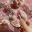 FUHUIOT Đồ chơi bánh phục hồi chậm, Đồ chơi mực tăng chậm sáng tạo Bánh mô phỏng, Đồ chơi bóp bánh mềm mại di động mới lạ dành cho trẻ em Người lớn
