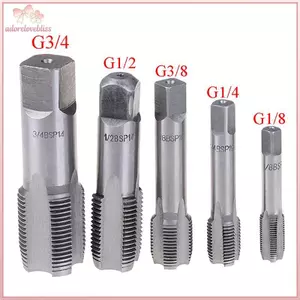THÊM G1 / 8 1 / 4 3 / 8 1 / 2 3 / 4 HSS Taper Tap BSP Kim Loại Vít Thread BSS