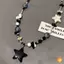 Vintage Goth Ngôi Sao Mát Mặt Dây Chuyền Đính Hạt Dây Xích Nelace Dành Cho Nữ Dopamine Ngôi Sao Đính Hạt Nelace Kpop Y2K Phụ Kiện Trang Sức Mới