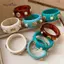AqToCna Bohemian Shell Nhựa Braclets Dành Cho Nữ Hình Học Hyperbole Vintage Lắc Tay Trang Sức Thời Trang Thanh Lịch Acrylic Pulseras AqToCna