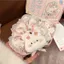 Dễ Thương Kitty Giai Điệu Tóc Dây Tóc Cô Gái Màu Hồng Mũ Đội Đầu Dây Scrunchy Đuôi Ngựa Phụ Kiện Tóc