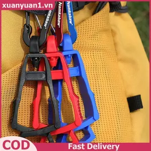 XUAN 1 Kẹp Găng Tay Ngoài Trời Đa Năng Chống Rơi Móc Găng Tay Làm Việc Giá Đỡ Kẹp Chìa Khóa Kẹp An Toàn Dụng Cụ Cắm Trại VN