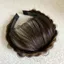 Băng Đô Nữ Không Khí Nổ Tự Nhiên Chưa Chết Ban Handmade Xương Cá Bím Tóc Băng Đô Nữ Cao Đầu Lâu Tiện Dụng Cụ Che Tóc