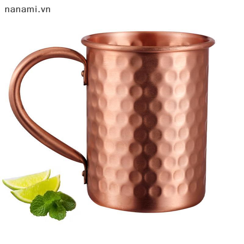 [nanami] Cốc đồng Moscow Mule 500ml, cốc cocktail, bia, cà phê, sữa, inox bền