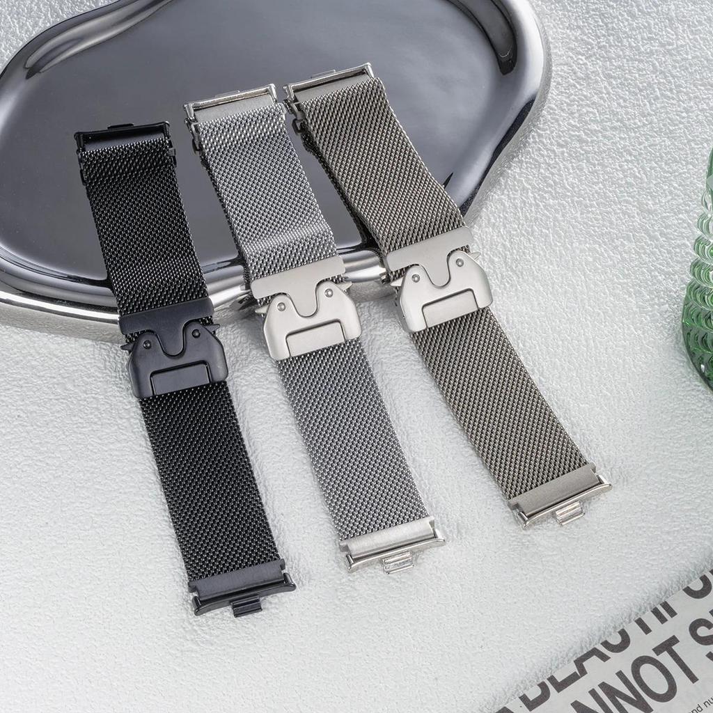 Kim loại starp Cho Redmi Watch 6 5 4 Vòng đeo tay bằng thép không gỉ cho phụ kiện dây đeo Mi Band 10 Pro / 8 Pro / 9 Pro