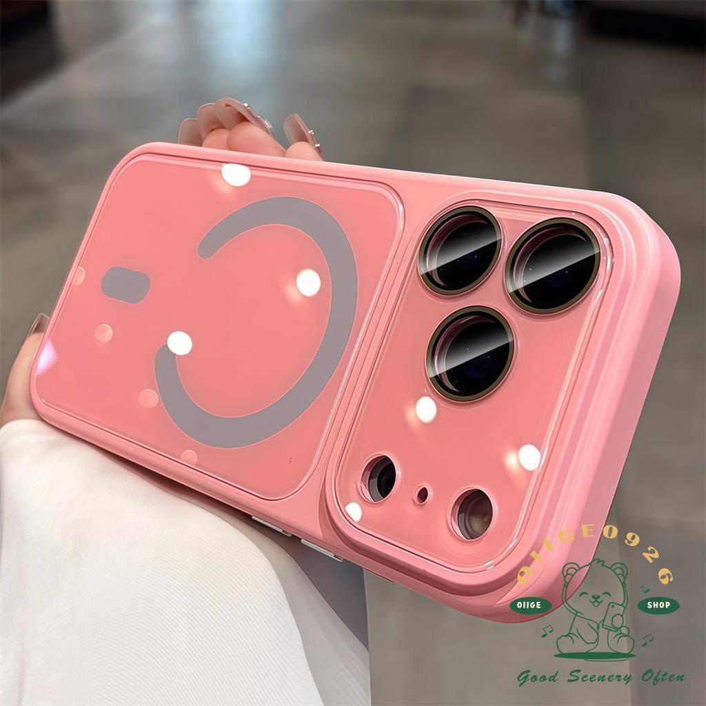 Cảm giác da Macaron từ tính Vỏ điện thoại iphone17 Pro Max 16 15 14 13 vỏ cho vỏ iPhone Vỏ mềm silicon TPU chống sốc