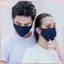 THÊM Mặt nạ bụi PM2.5 chống ô nhiễm Có thể giặt được và tái sử dụng Miếng đệm có thể cắm được Cotton Unisex Du lịch PPE Mặt nạ thoải mái và thoáng khí BSS