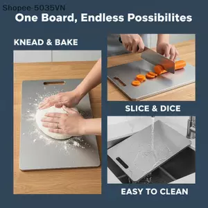 {AKIN} Thớt Inox Máy Rửa Bát An Toàn Chống Rỉ Sét Bền Thớt Cho Rau Thịt Trái Cây Prep {a}