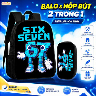 【BabyJoy】Bộ balo cho bé + túi đựng bút 3D hoạt hình,thiết kế nhẹ bền thoải mái,chống nước,phù hợp học sinh tiểu học