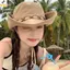 < YEI > Mũ Cao Bồi Phương Tây Thời Trang Cho Nam Nữ Mùa Hè Vành Lớn Ngoài Trời Mũ Ngư Dân Chống Tia UV Chất Liệu Ánh Sáng Mới