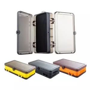 AIHOM Hai Mặt Chống Thấm Nước Câu Chuyện Hộp Dụ Móc Mồi Sắp Xếp Lưu Trữ Hộp Di Động Cho Dụng Cụ Câu Cá,