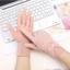 Lái Xe Chống Nắng Găng Tay Nữ Cotton Màn Hình Cảm Ứng Mỏng Phong Cách Thoáng Khí Chống Trơn Trượt Phong Cách Ngắn Đi Xe Đạp Handguard Găng Tay Trắng Mùa Xuân G3K2