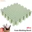 OUSXA 1 / 4 Bảng chặn bọt, Thảm đan di động siêu dày, Đồ thủ công xốp 32x32cm Bảng đan lưới có thể tái sử dụng