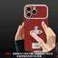 Hàng sẵn có Vỏ điện thoại mèo Retro kt Phong cách da Thích hợp cho vỏ điện thoại iPhone17promax Dây buộc cửa sổ Thích hợp cho iPhone16pro Chống va chạm toàn diện Chống sốc