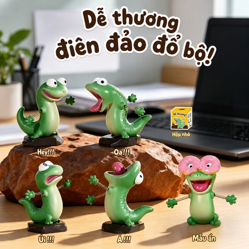 【SKISOPGO】4 Phễu Tom Thằn Lằn Mù Hộp Hình,Phễu tom thằn lằn 4 hộp,dễ thương hình đồ chơi giảm căng thẳng,Quà Tặng