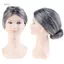 PNPIA- Bà Già Bà Nội Màu Xám Tóc Giả Bun Tóc Lớn Mẹ Lạ Mắt Trang Phục
