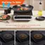 4 Bếp Cảm Ứng Cách Nhiệt Miếng Lót Nấu Ăn Bảo Vệ Thảm Potholder Chống Trơn Trượt Silicon Cách Nhiệt Pad