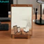 FUHUIOT Gỗ Quả óc chó Clipboard, Giá đỡ bảng có thể tháo rời ngang / dọc, Đế chống trượt đa chức năng A4 / A5 Menu Tờ rơi Giấy đứng văn phòng