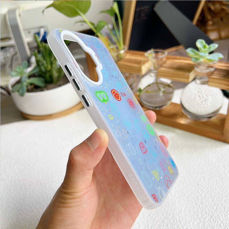 Dành cho POCO X8 Pro X7 X6 F8 F7 Redmi Turbo 5 Max / Turbo 4 Pro / K90 “Graffiti ” Vỏ điện thoại viền mềm lưng cứng / Note 15 / 14 Mi 17 15T 14T K80 K70 Vỏ Redmi chống sốc / Vỏ Poco