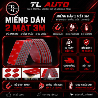 Miếng băng dính 2 mặt 3M VHB 4991 siêu bám dính 50mm x 30mm x 2mm