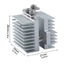 Bộ trao đổi nhiệt kim loại đáng tin cậy cho máy đùn máy in 3D AD5X Hotend Loại bỏ nhiệt hiệu quả và hoạt động trung thành