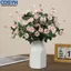 <cosyh>Faux Flower Bouquet Bendable Wire Stems Flexible Stem Wire Full Vibrant Blooms