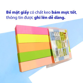 Giấy Note Phân Trang 5 Màu Pronoti 40434 – Giấy Nhớ Đánh Dấu Sách Quản Lý Tài Liệu Nhỏ Gọn Tiện Lợi