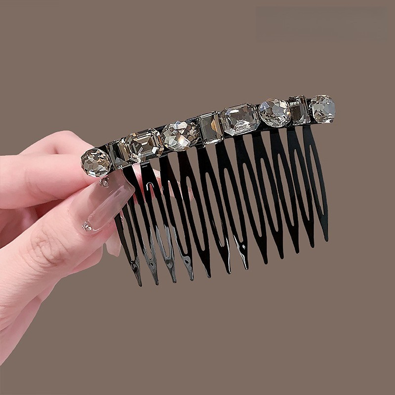 MAUROPOLI Phong Cách Mới Phiên Bản Hàn Quốc Mũ Kim Cương Người Lớn Pha Lê Phiên Bản Hàn Quốc Nổ Kim Cương Giả Lược Tóc