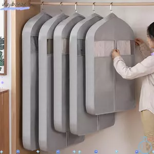 Túi đựng quần áo DAYBREAK, có cửa sổ Vỏ chống bụi quần áo ba chiều, treo dày chống bụi có dây kéo Bộ đồ đựng quần áo