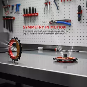 < WHPHous-t > Derailleur phía sau VXM Tăng cường với bánh xe dẫn hướng lệch tâm Vòng bi gốm 1PC dành cho người đi xe đạp chuyên nghiệp Đẹp