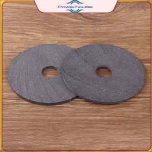 POWER 1 Miếng Lót Ma Sát Tròn Má Phanh Cho Đĩa Ly Hợp Chống Mài Mòn Đĩa Ma Sát Tròn OD 100mm ID 20mm Thiness 3 / 4 / 5 / 6mm.