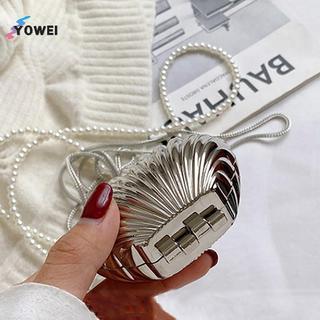 YOWEI Mới Lipsti Túi Nữ Ngọc Trai Thời Trang Mini Ví Đeo Ngang Túi Vỏ Túi Đeo Vai VN