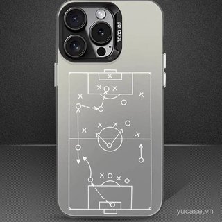 Ốp Điện Thoại Mới Chiến Thuật Bóng Đá Sáng Tạo Thích Hợp Cho iPhone 17 16 15 promax 17pro 16pro 15plus 11promax 11 12 13 14 pro max 14plus xr xs Vỏ Bảo Vệ Chống Sốc