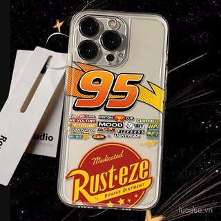 Ốp điện thoại hoạt hình hoạt hình Lightning Racing Thích hợp cho iPhone 12promax xs xr 12 13 14 15 promax 16promax 17 16 11 pro max Vỏ trong suốt linh hoạt chống sốc