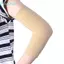 FUJIOU Nén Tay Nữ Giảm Cân 1 Cặp Cánh Tay Bọc Bảo Vệ Màu Trơn Giảm Béo Co Giãn Hỗ Trợ Khuỷu Tay Tất