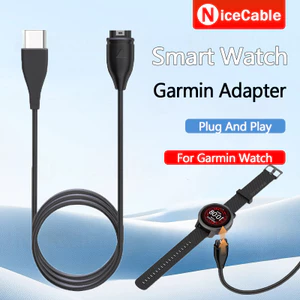 Đồng hồ thông minh Charing Adapter USB / Type C sang Garmin Thiết kế khuỷu tay Cắm và chạy Đồng hồ thông minh Charing Adapter Cáp cho Garmin Forerunner245M / 158 / 255 / 955