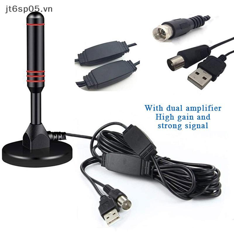 [JTS] Ăng-ten TV kỹ thuật số Bộ khuếch đại cốc hút sóng mặt đất Bộ thu TV Dtmb độ phân giải cao Ăng-ten hộp trên cùng [VN]