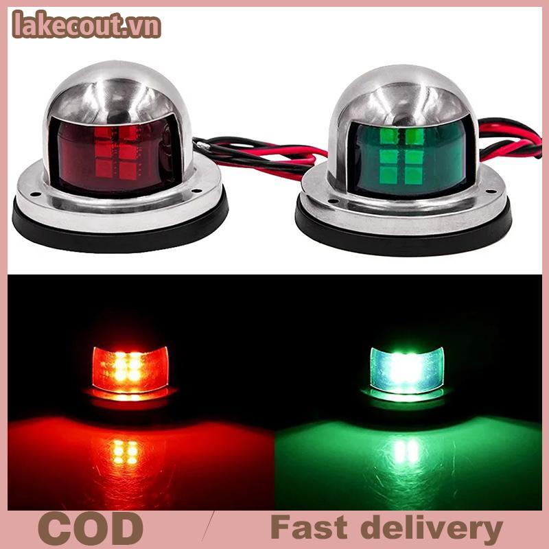 Lat Thuyền Chỉ Báo Điều Hướng Đèn Điểm Thuyền Biển Du Thuyền LED Cảnh Báo Đèn Linh cẩu