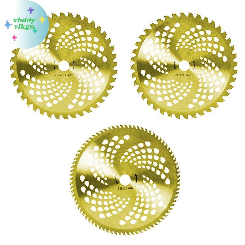 Lưỡi cắt cỏ VHDD 255mm 40T Carbide Tipped – thay thế cho máy cắt bàn chải, máy cắt cỏ, dụng cụ làm vườn
