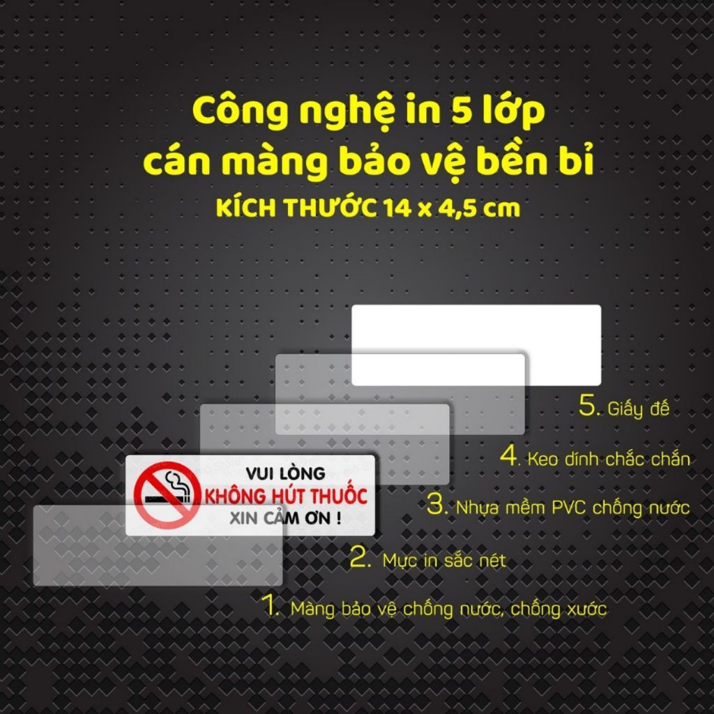 "Decal No Smoking & Seatbelt Reminder cho Xe Hợp Đồng – Mày Mò Store"