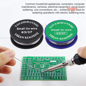Dây hàn điện phân chuyên dụng 63%, điểm nóng chảy thấp, cuộn nhỏ, dùng cho hàn và sửa chữa.