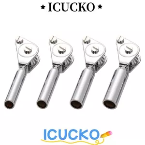 ICUCKO Cần Câu Cá Thép Không Gỉ Nóng Thuyền Biển Đầu Nhẫn