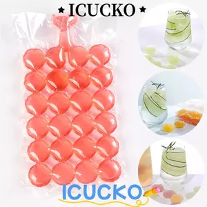 ICUCKO 10 Chiếc Túi Làm Đá Tự Đóng Băng Mùa Hè Máy Làm Lạnh Tiện Ích Nhà Bếp Dùng Một Lần Khuôn Popsicle