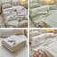 Set bộ chăn ga chần bông 4 món với họa tiết vitage cổ điển và dễ thương, thoáng khí và êm ái MemminbeddingLuxury