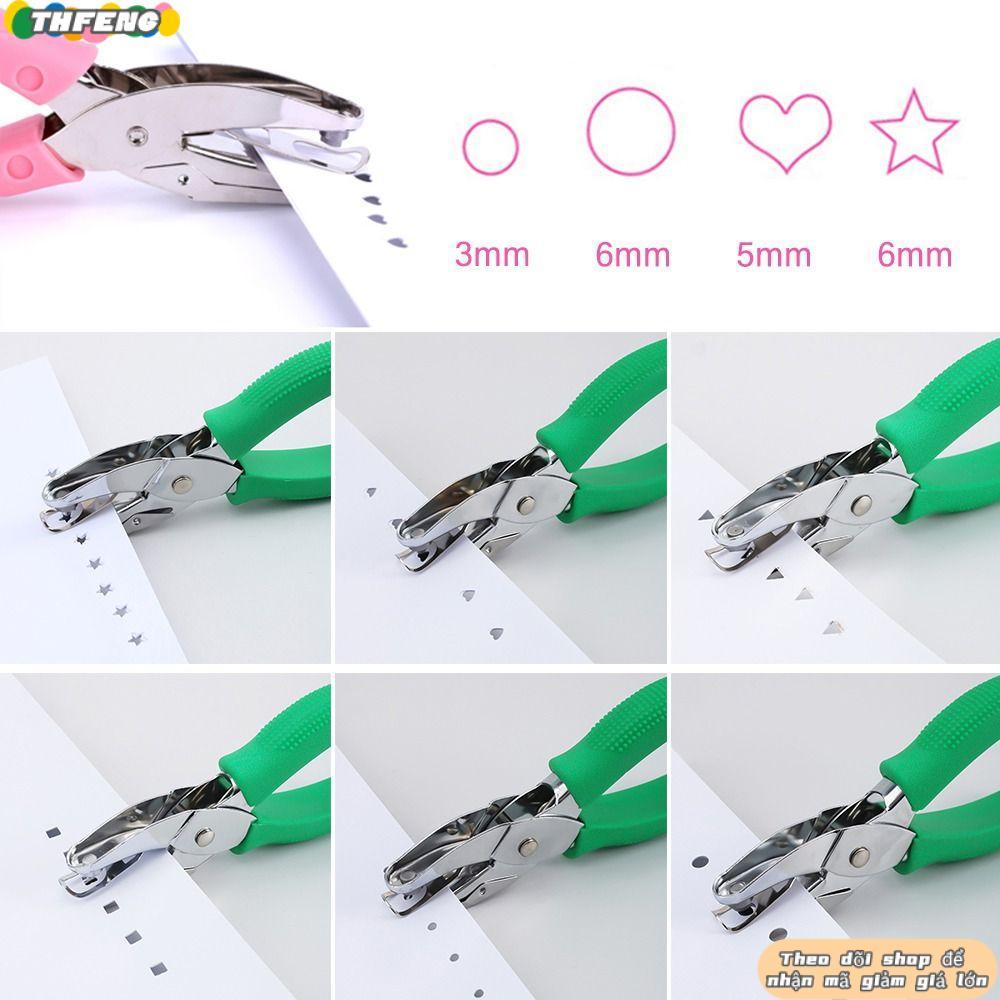 Máy cắt định hình giấy THFENG 9-75mm Tiện lợi DIY Quà tặng dễ thương Thiết bị dập nổi