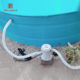 Máy bơm lọc bể bơi HILABEE Tốc độ dòng chảy 300 gallon, Nước cải tiến Cao cấp Dễ dàng làm sạch Phụ kiện lắp đặt dễ dàng Máy bơm điện