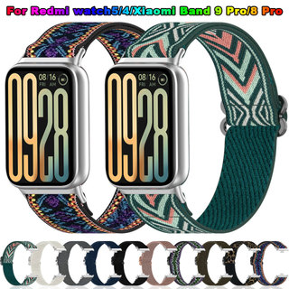 Dây Đeo Đồng Hồ Nylon Cho Redmi Watch 6 5 4 Thể Thao Co Giãn Thay Thế Vòng Tay Dây Đeo Cổ Tay Corre Dây Đeo Cho Xiaomi Mi Band 8 9 10 pro Band