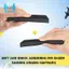 2 Chiếc Mềm Màu Đen Bọt Chà Nhám Miếng Lót Giao Diện Sander Backing Pad Tương Thích Cho RS400 LS130 Sander