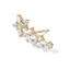 FANCIME "Vega Whisper" Bông tai hình ngôi sao lấp lánh Alpha Lyrae Sterling Silver Stud